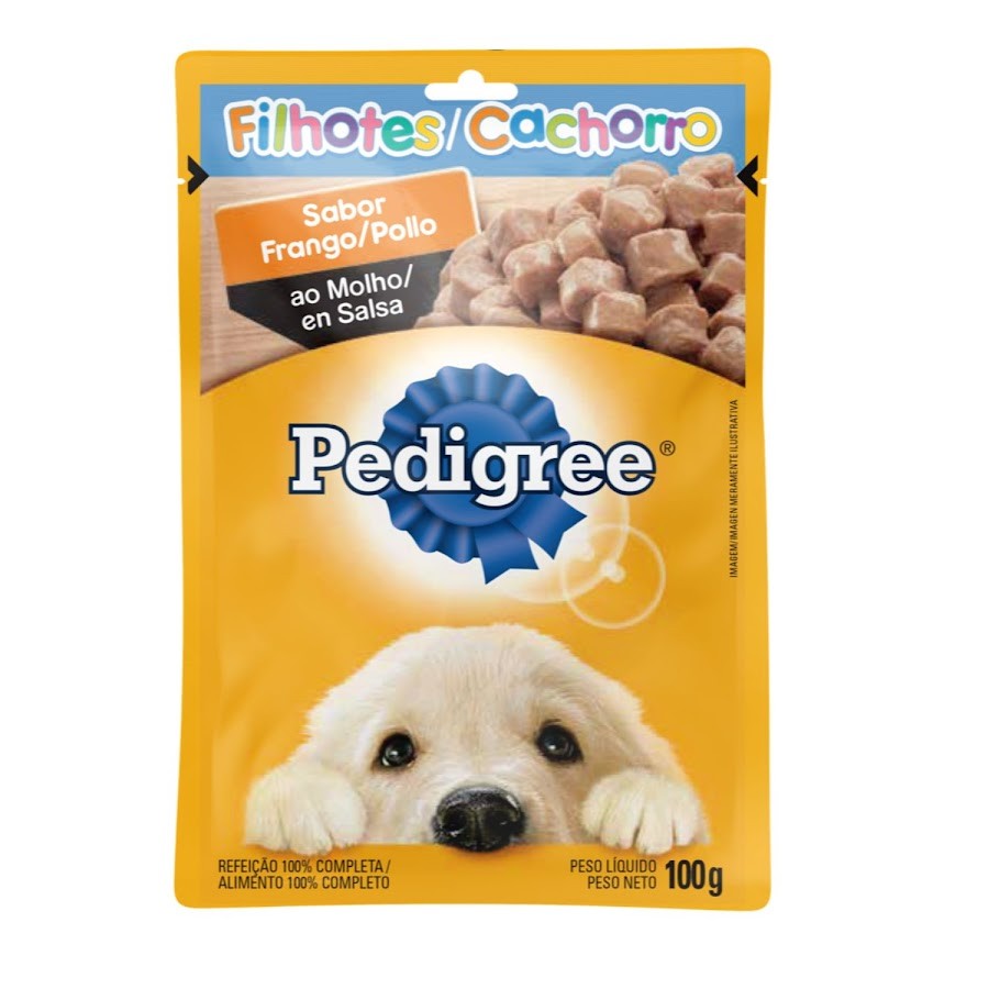 COMIDA PARA MASCOTAS PEDIGREE POUCH CACHORRO POLLO X100G.