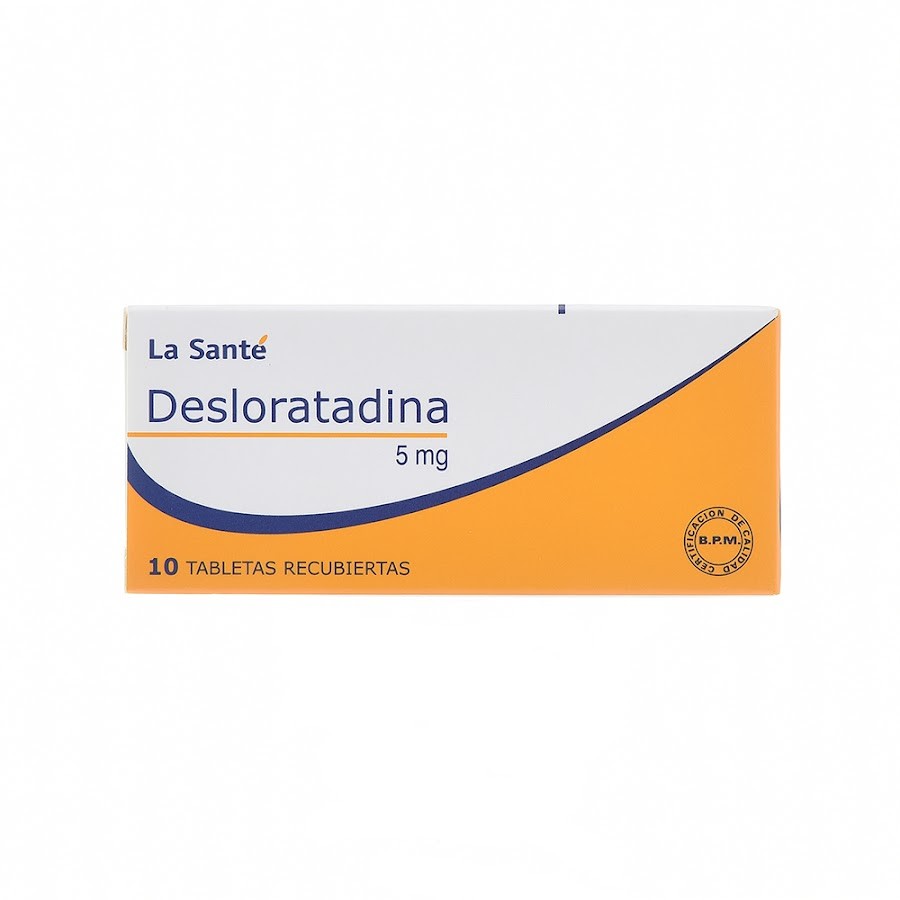 Desloratadina La Santé 5Mg Tabletas Caja X10Tab.