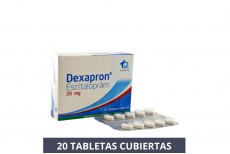 DEXAPRON 20MG TABLETAS CAJA X20TAB. TQ ESCITALOPRAM