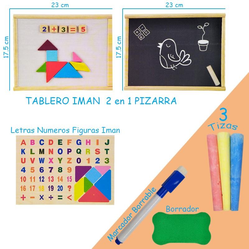 ABACO TABLERO MADERA JUGUETES APRENDIZAJE ESCOLAR JUGUETERÍA DIDÁCTICO