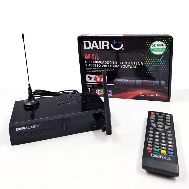 TDT ANTENA DECODIFICADOR WI FI DAIR ORIGINAL TELEVISIÓN SATELITAL DJ4614