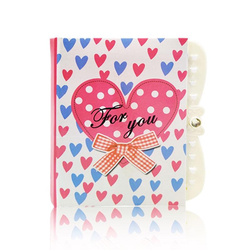 AGENDA CORAZONES ROJO CLAVE DIARIO NIÑAS DIDÁCTICO NOTAS LIBRETA