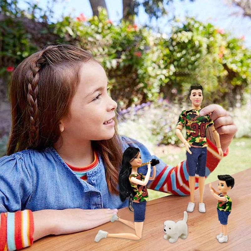 FAMILIA BEAUTY MODA MILITAR FINA JUGUETE MUÑECOS FIGURAS TIPO DJ4609