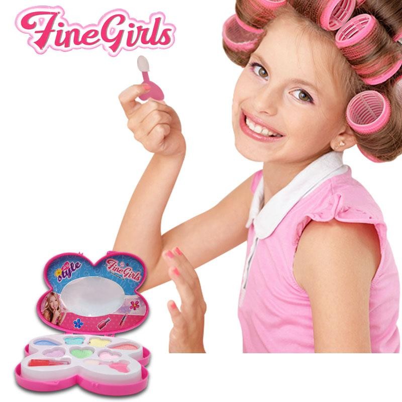 MAQUILLAJE MARIPOSA INFANTIL HERMOSO PARA NIÑAS JUGUETE DIDÁCTICO