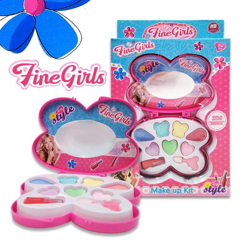 MAQUILLAJE MARIPOSA INFANTIL HERMOSO PARA NIÑAS JUGUETE DIDÁCTICO