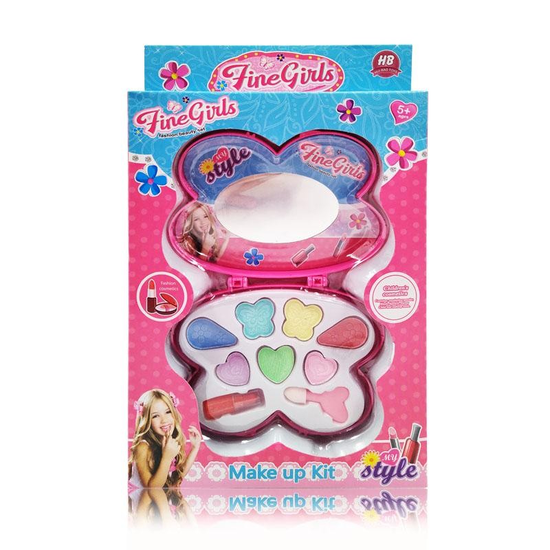MAQUILLAJE MARIPOSA INFANTIL HERMOSO PARA NIÑAS JUGUETE DIDÁCTICO