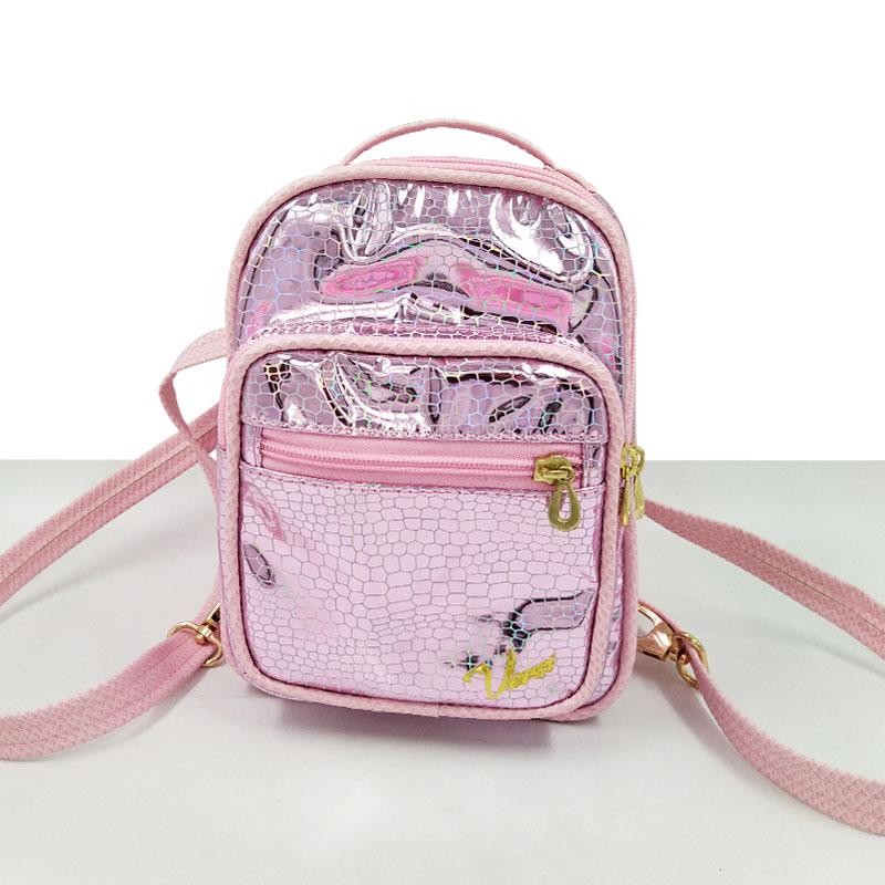 MORRAL VERSI RIO DISEÑO BOLSO ROSADO LIZO FEMENINO MODA