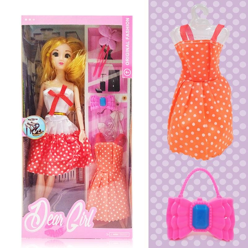 MUÑECA ARTICULADA VESTIDO PEPAS DEAR GIRL JUGUETE NIÑAS DJ4618