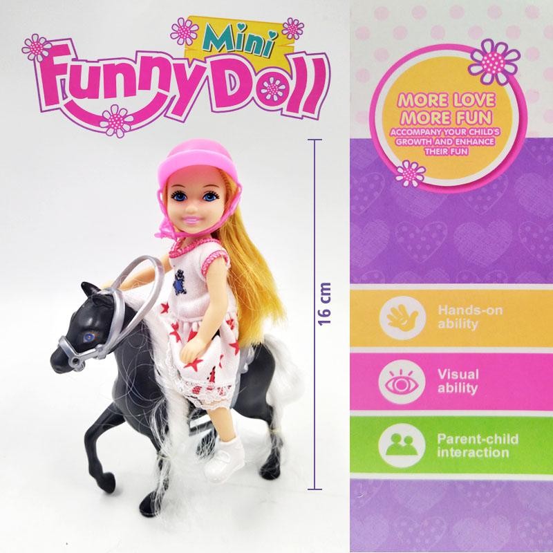 MUÑECA FINA JINETE 3 MASCOTA JUGUETE NIÑAS FIGURA INFANTIL DJ4602
