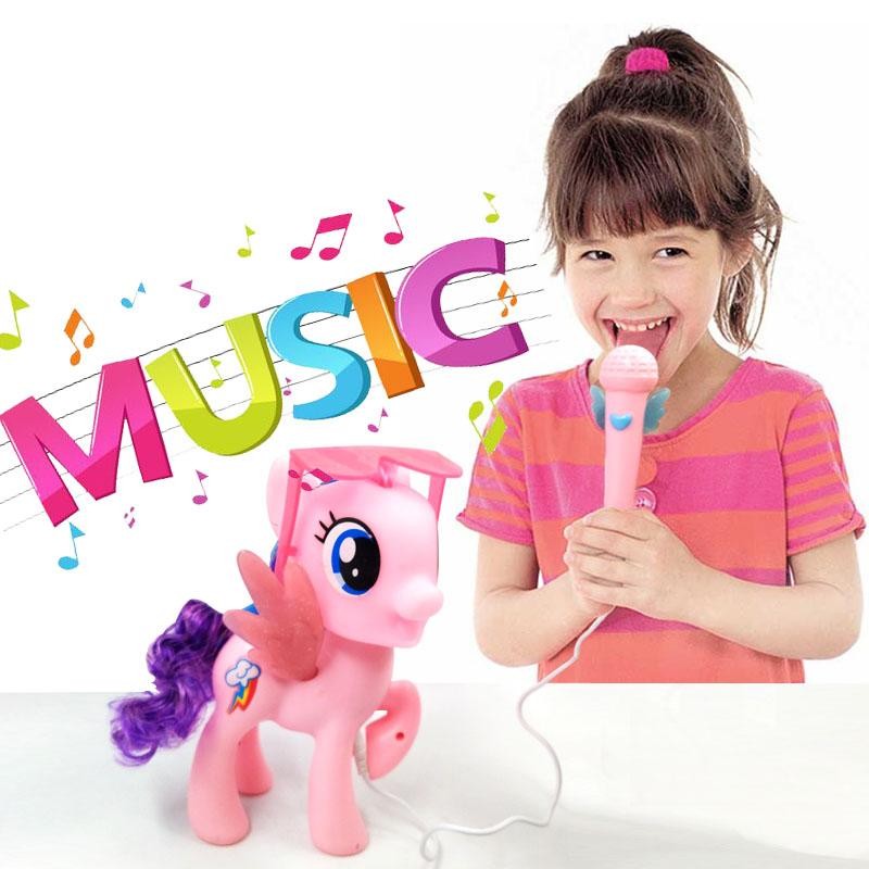 PONY JUGUETE LUCES SONIDOS NIÑAS DIDÁCTICO MICRÓFONO MY LITTLE HORSE