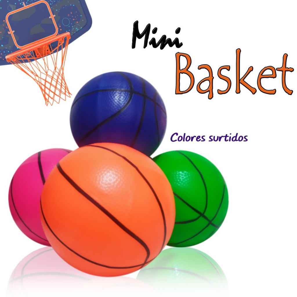 PELOTAS BÁSQUET BALONES BALONCESTO X4 JUGUETE JUGUETERÍA JUEGO DJ0114