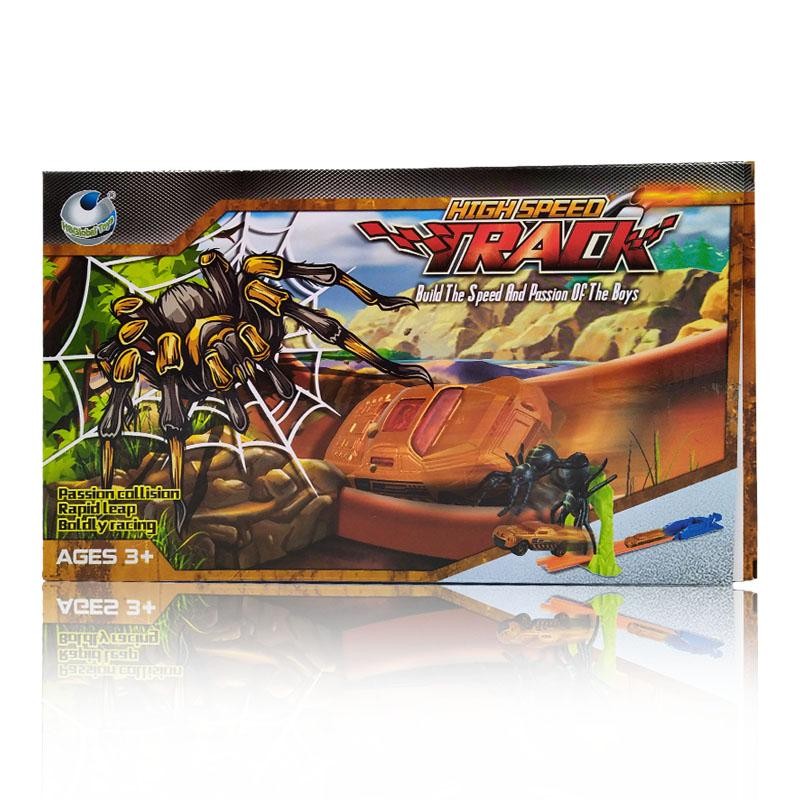 PISTA LANZADORA TARÁNTULA NIÑOS CARROS JUGUETE HIGH SPEED TRACK DJ4624