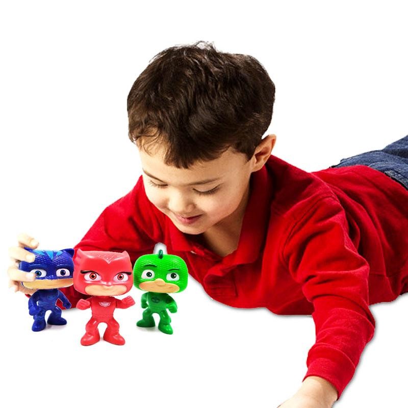 HÉROES EN PIJAMA FIGURAS JUGUETE NIÑOS MUÑECOS PJ MASKS