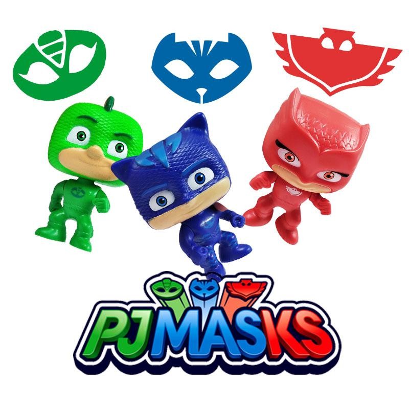 HÉROES EN PIJAMA FIGURAS JUGUETE NIÑOS MUÑECOS PJ MASKS