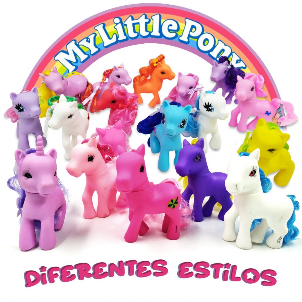 PONY JUGUETE PEINAR SET X5 JUGUETERÍA NIÑAS INFANTIL UNICORNIO