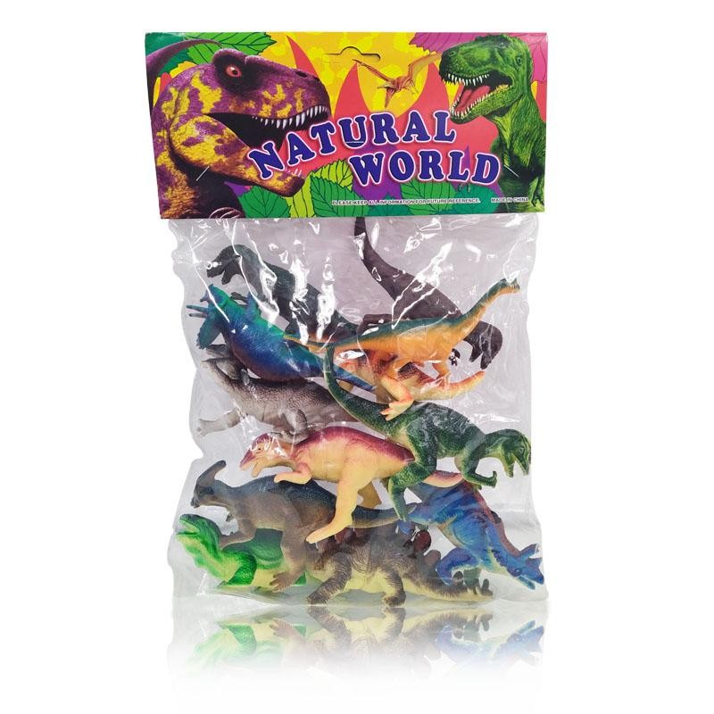 DINOSAURIOS PREHISTORIA SET X12 FIGURAS ANIMALES JUGUETE NIÑOS DJ4626