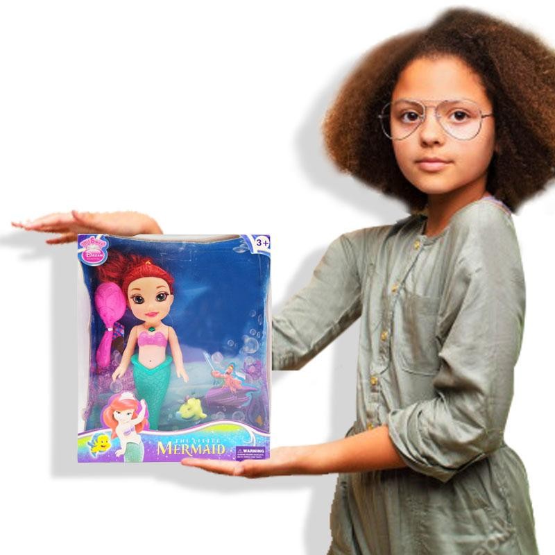 SIRENITA ARIEL PEINAR MUÑECA JUGUETE NIÑAS JUGUETERÍA INFANTIL