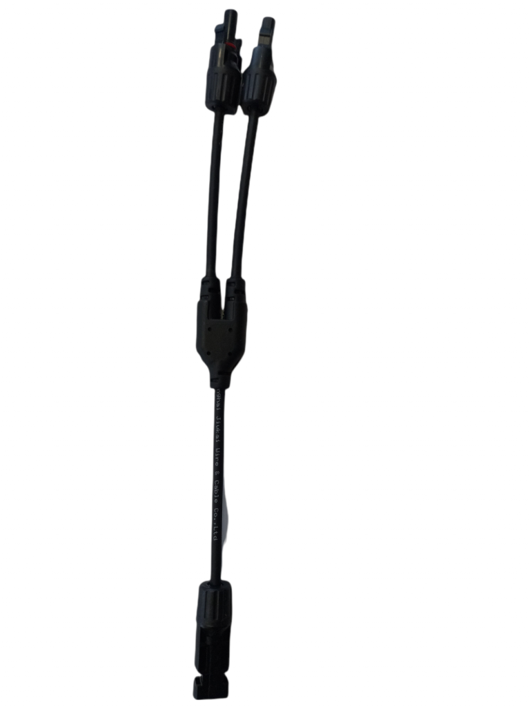 Conector Tipo Y Mc4 (1Positivos 2 Negativo) Con Cable De Extension Awg N10