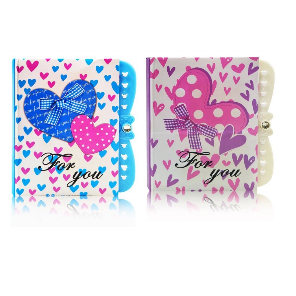 AGENDA CORAZONES CLAVE DIARIO NIÑAS DIDÁCTICO NOTAS LIBRETA