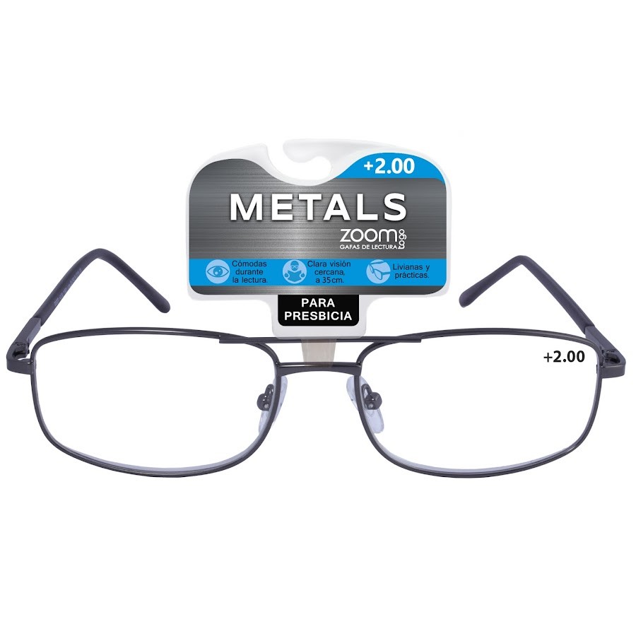 Gafas Zoom Togo Lectura Metals 1 Aumento 2.00 X1Und