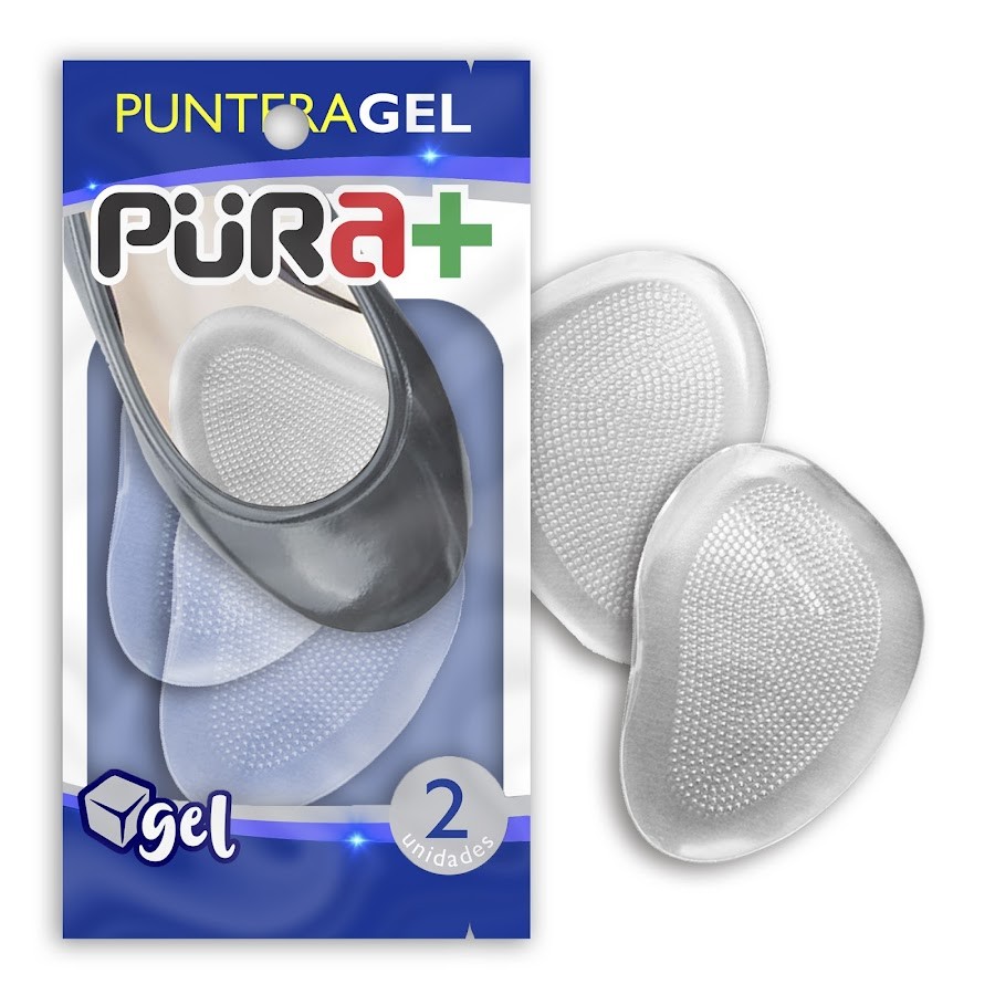 Punteras Püra+ Gel Para Zapatos Cómodos Y Suaves Par X1Und.