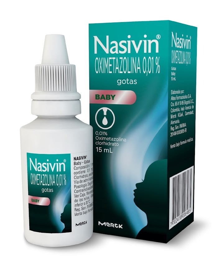 Nasivin Baby Gotas Frasco X 15ml Oximetazolina Clohidrato