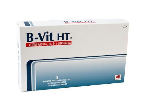 B-Vit HT Jeringa Caja x3Amp. Procaps Vitamina B12-B6-B1 Lidocaína
