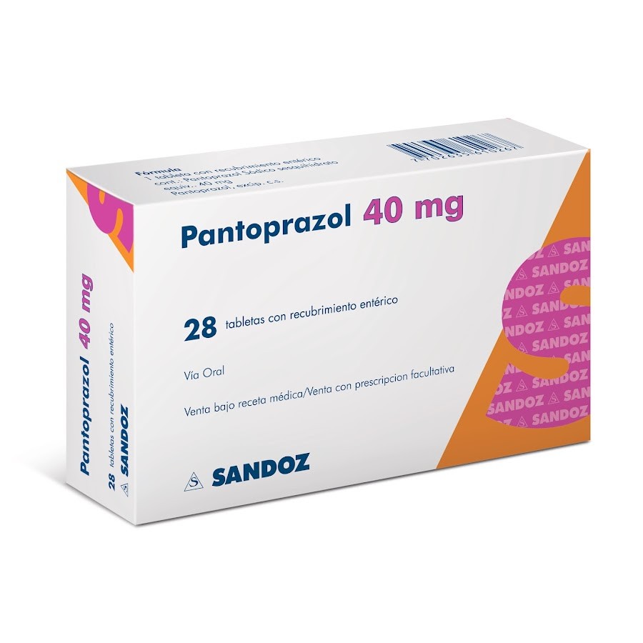 Pantoprazol 40Mg Sandoz Caja x 28 Tabletas