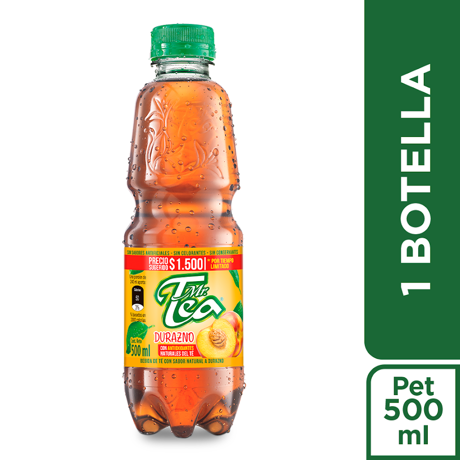 Té MR TEA Durazno x500Ml.
