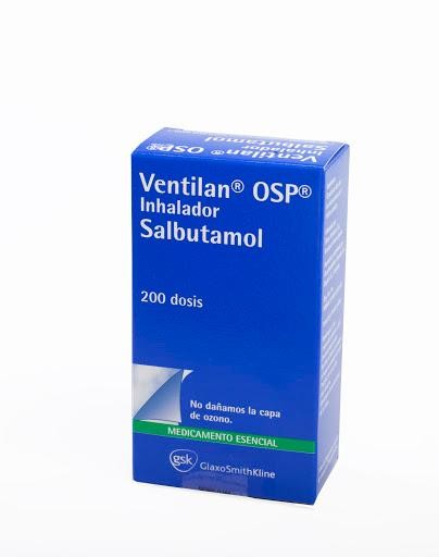 Ventilan Osp 100Mcg Inhalador Frasco x200Dos. GSK Salbutamol