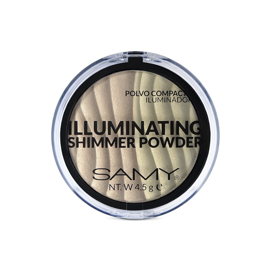 Polvo Samy Compacto  Iluminador Diamond Glow x4,5gr