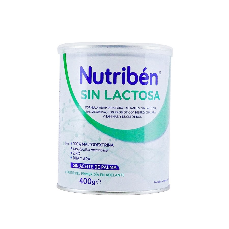 Formula Infantil Nutriben Sin Lactosa x400gr
