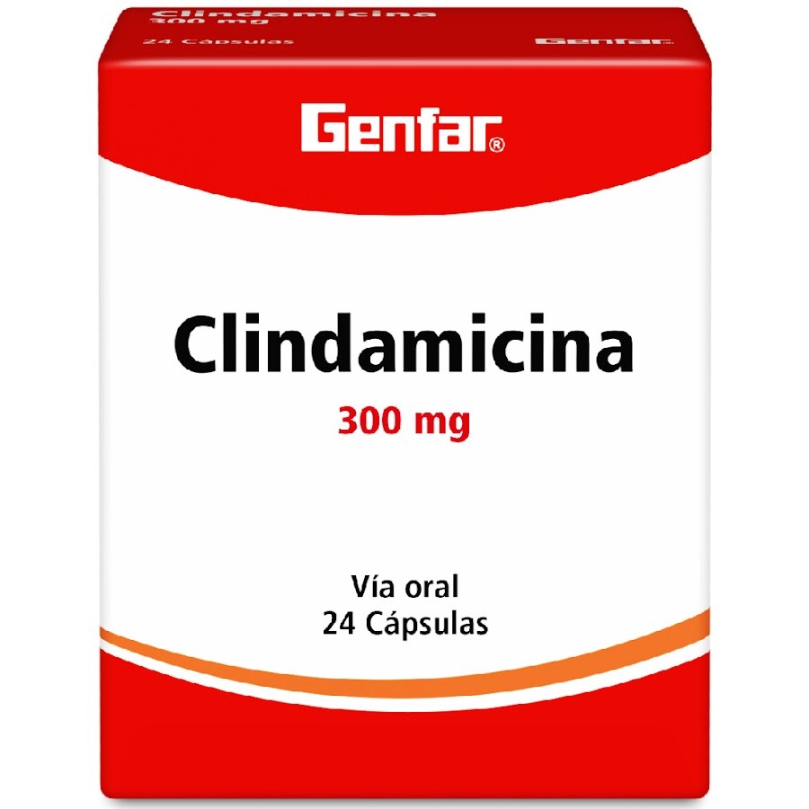 Clindamicina 300Mg Genfar Caja x 24Cap