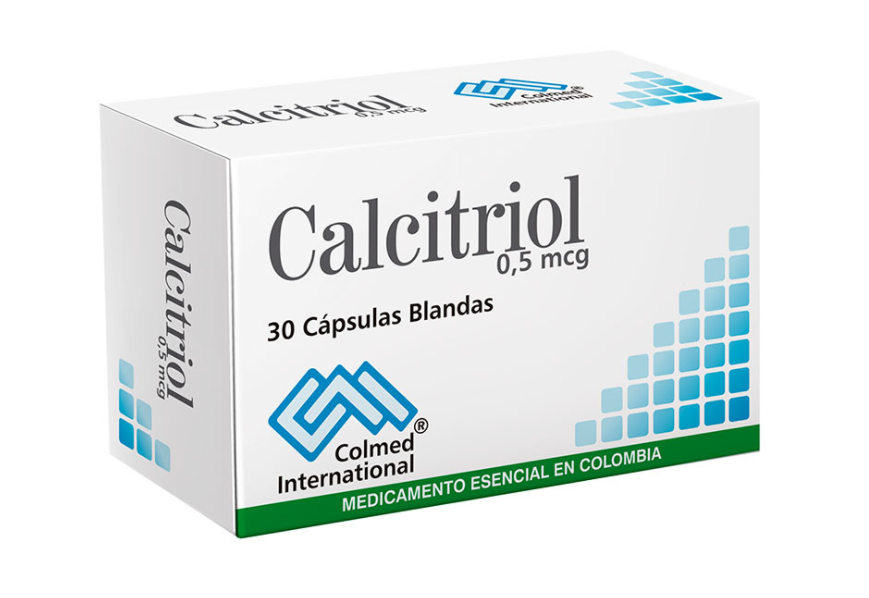 Calcitriol 0.5Mcg Colmed Caja x 30Cap