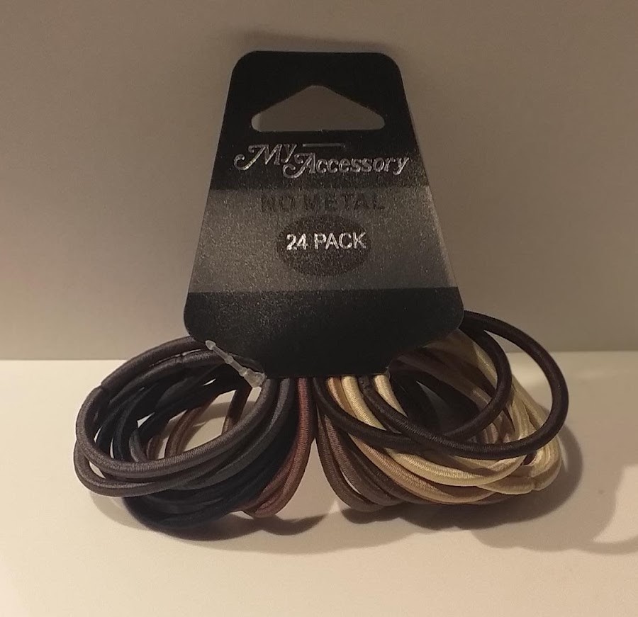 Hair Ring Salon Expert No Metal Assorted Colours x24und