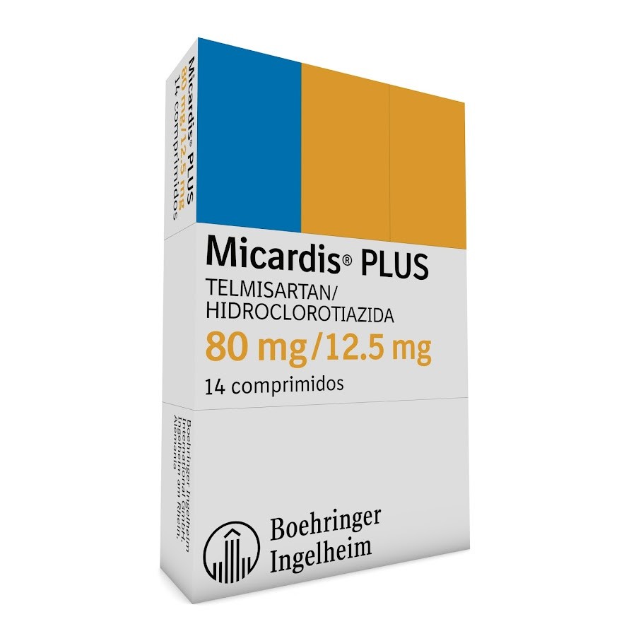Micardis Plus 80/12.5Mg Caj. x14Com. BOE Telmisartan Hidroclorotiazida