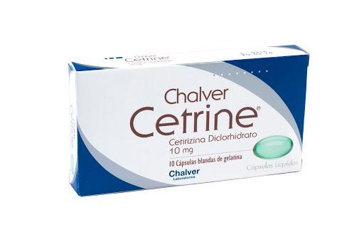 Cetrine 10Mg Cápsulas Caja X10Cap. Chalver Cetirizina
