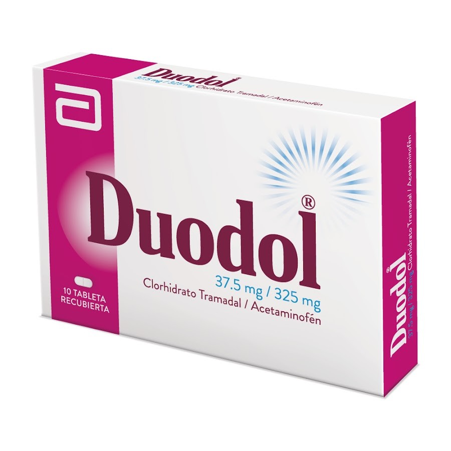 Duodol 37.5/325mg tab. Caja x10tab. LAF Tramadol Acetaminofén