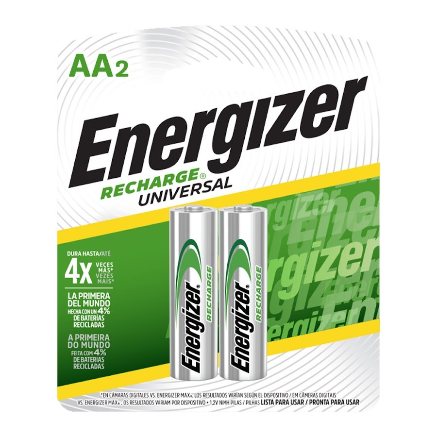 Pila ENERGIZER Recharge 4X AA2 x2und