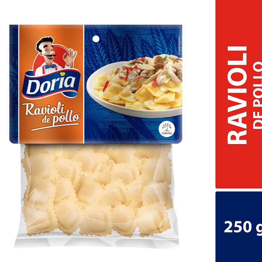 Pasta DORIA Ravioli de Pollo x250g