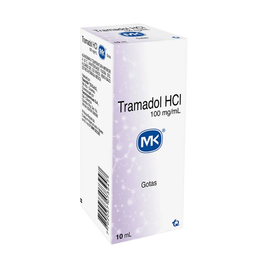 Tramadol HCL MK 100mg Gotas Frasco x10ml.