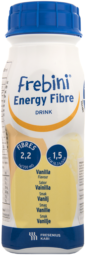 Febrini Energy Fibre Drink Sabor Vainilla Frasco x 200ml Fresenius