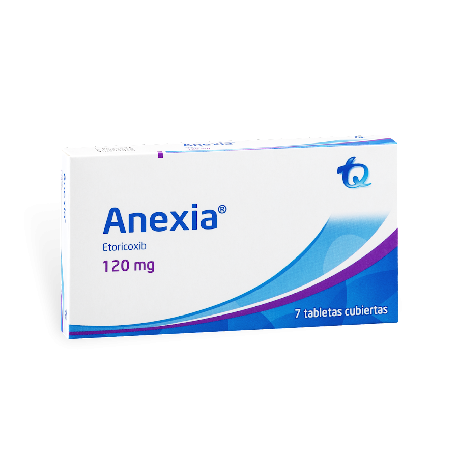Anexia 120Mg Tabletas Caja X7Tab. Tq Etoricoxib