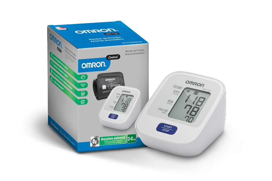 MONITOR DE PRESION ARTERIAL DE BRAZO CONTROL OMRON HEM-7120