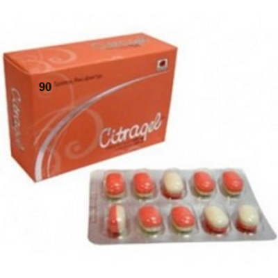 CITRAGEL 1500MG/200UI X 90 TABLETAS PROCAPS CITRATO C VIT D