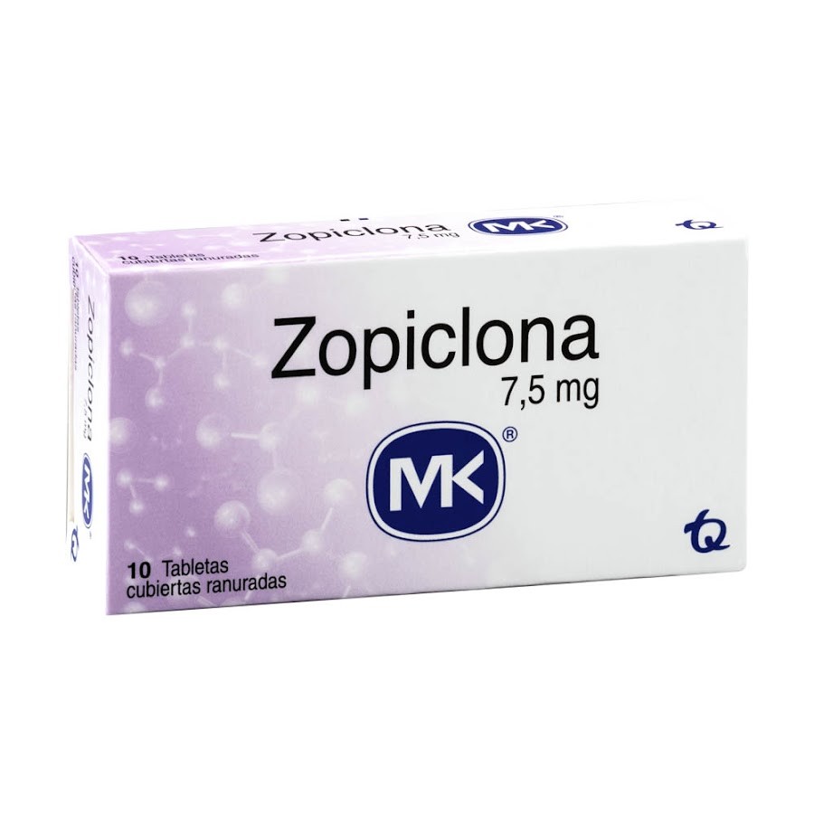 Zopiclona MK 7.5mg Tableta Caja x10Tab.
