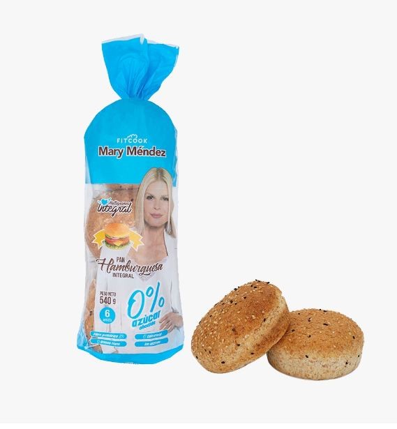 Pan Hamburguesa Fitcook Mary Mendez x 6Und