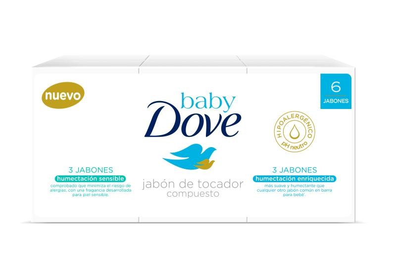 $Oferta Baby Dove Humectación Enriquecida y Sensible X6Und X75Gr