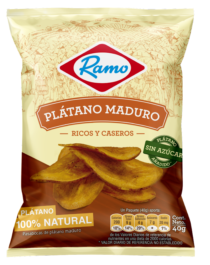 Pasabocas Ramo Platano Maduro X 140Gr