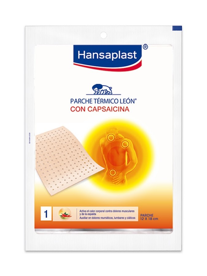 PARCHE HANSAPLAST LEÓN TÉRMICO CAPSAICINA X1UND
